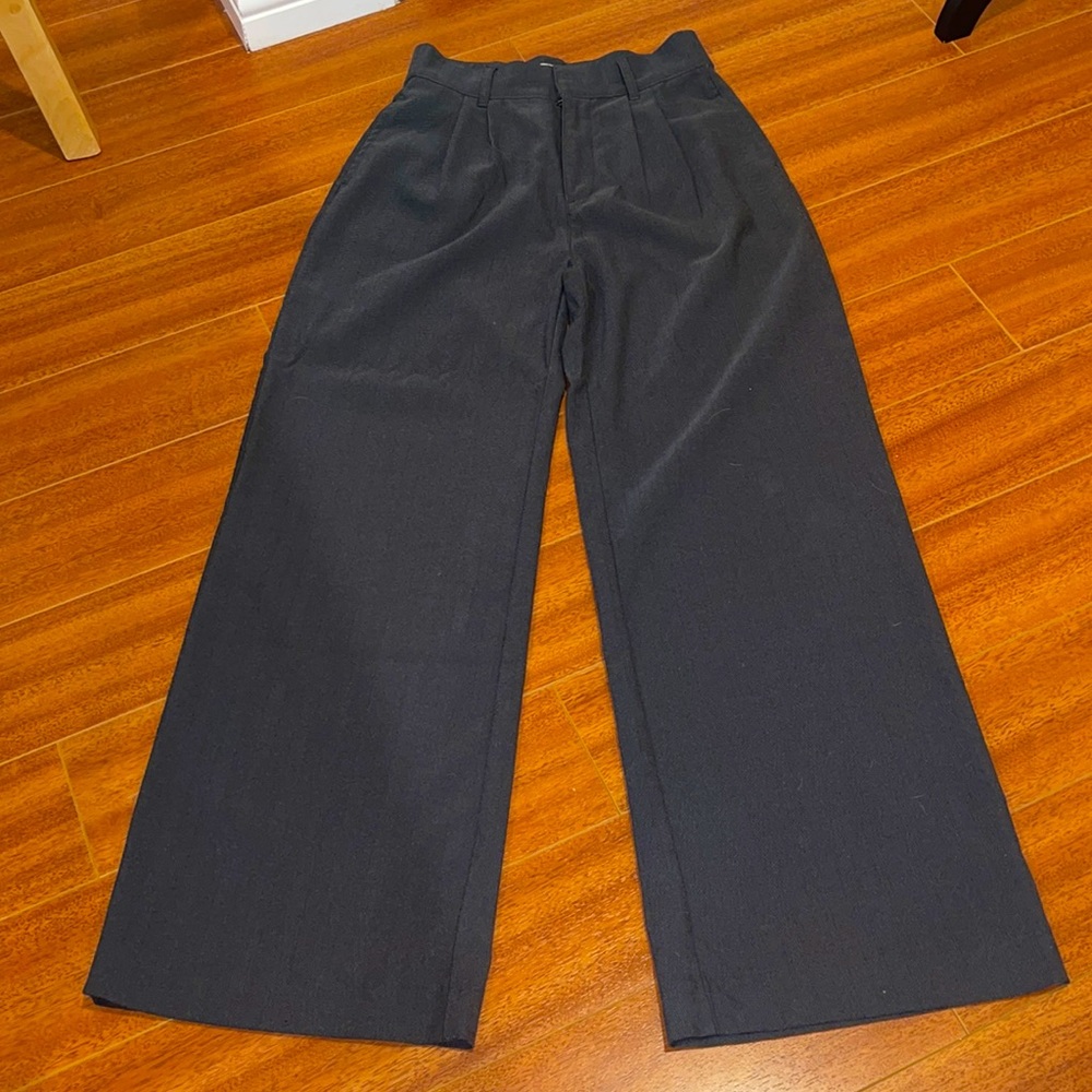 Abercrombie & Fitch High Waisted Wide Leg Trousers